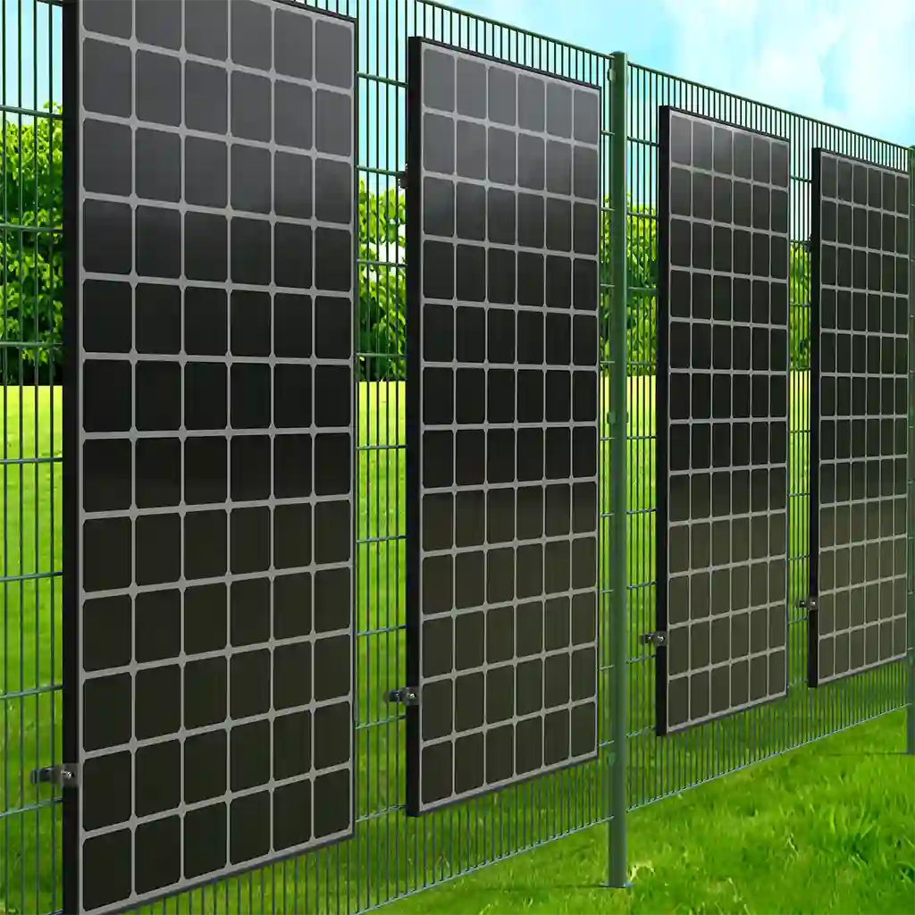 Worldwide Solar Model 3 – Mesh Fence Solar Panel Mount – Full Container