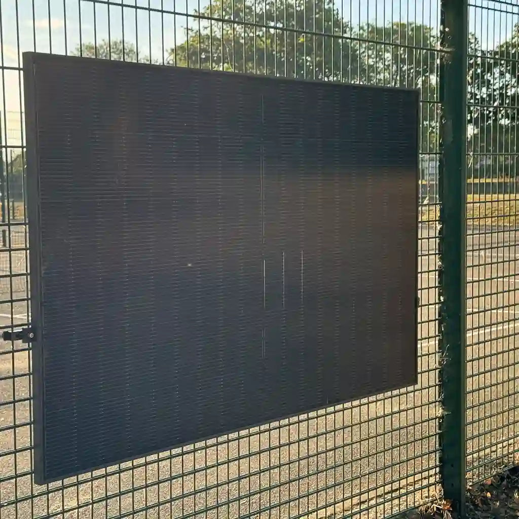 Worldwide Solar Model 3 – Mesh Fence Solar Panel Mount – Full Container