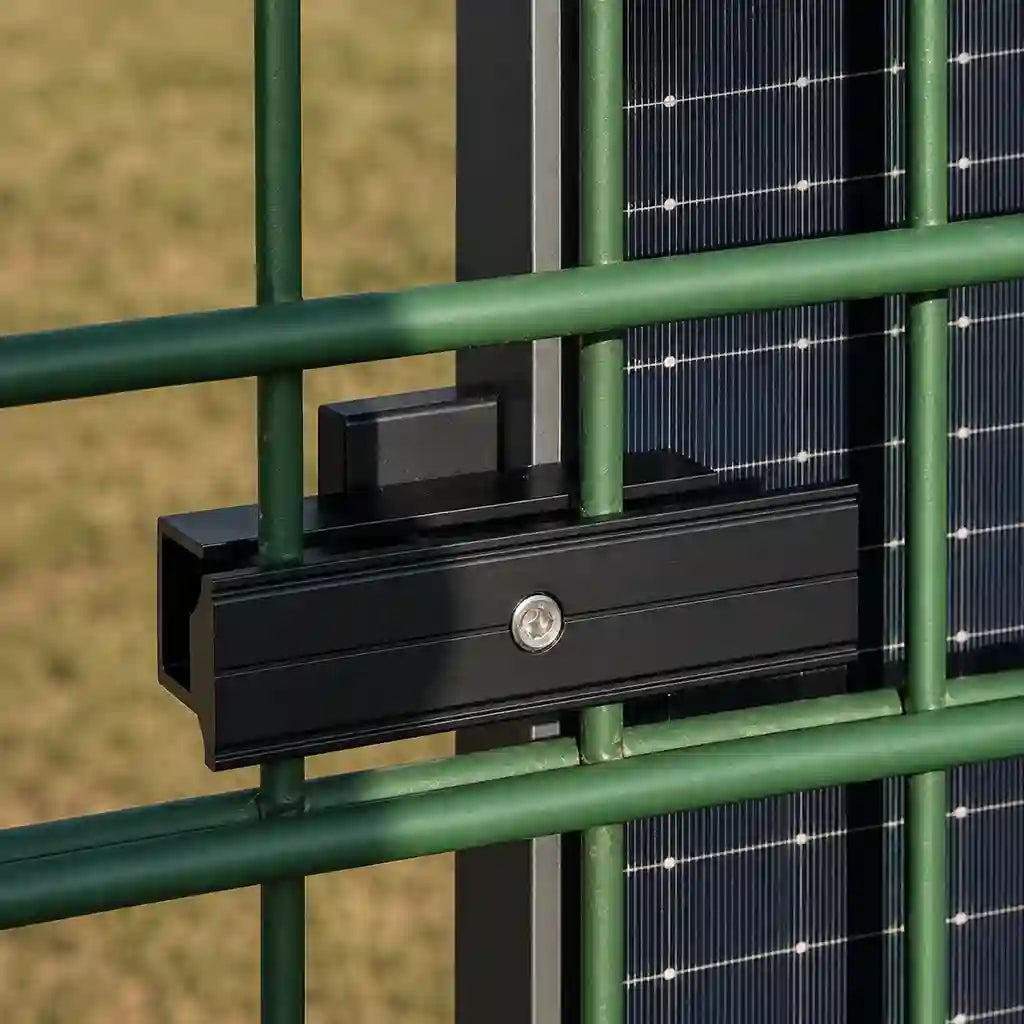 Worldwide Solar Model 3 – Mesh Fence Solar Panel Mount – Full Container
