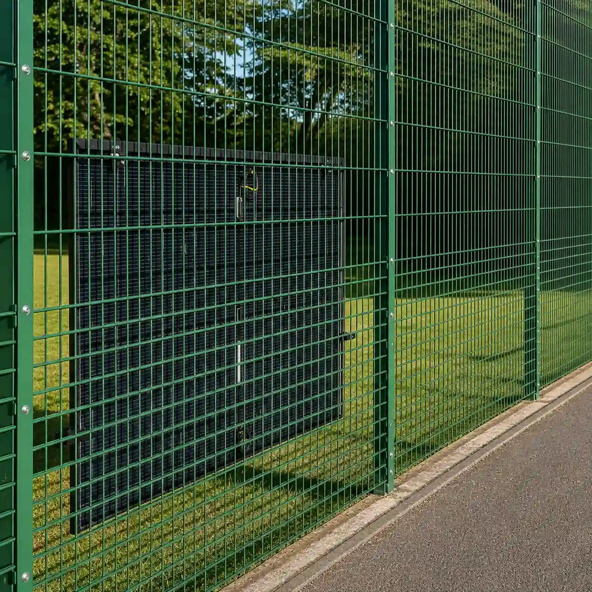 Worldwide Solar Model 3 – Mesh Fence Solar Panel Mount – Full Container